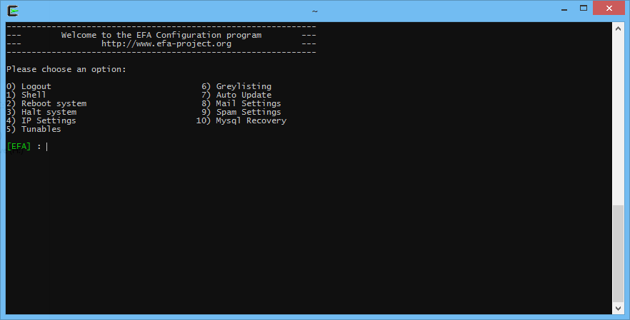 updatedatabase command ef